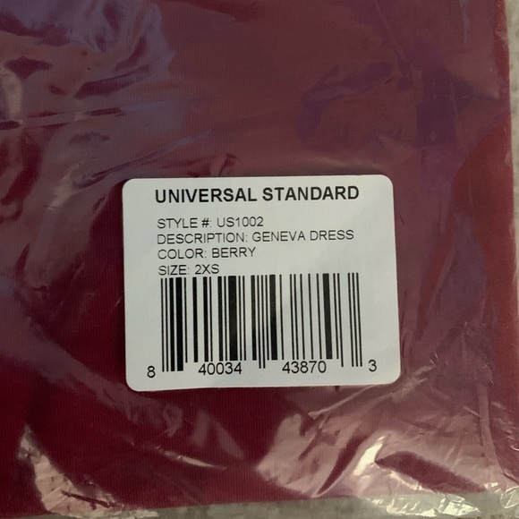 Universal Standard Size 2XS Berry Geneva Dress - Picture 5 of 6